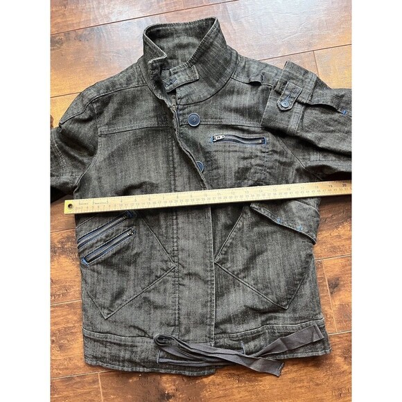 Free People Dark Gray Jean Jacket - Picture 3 of 10